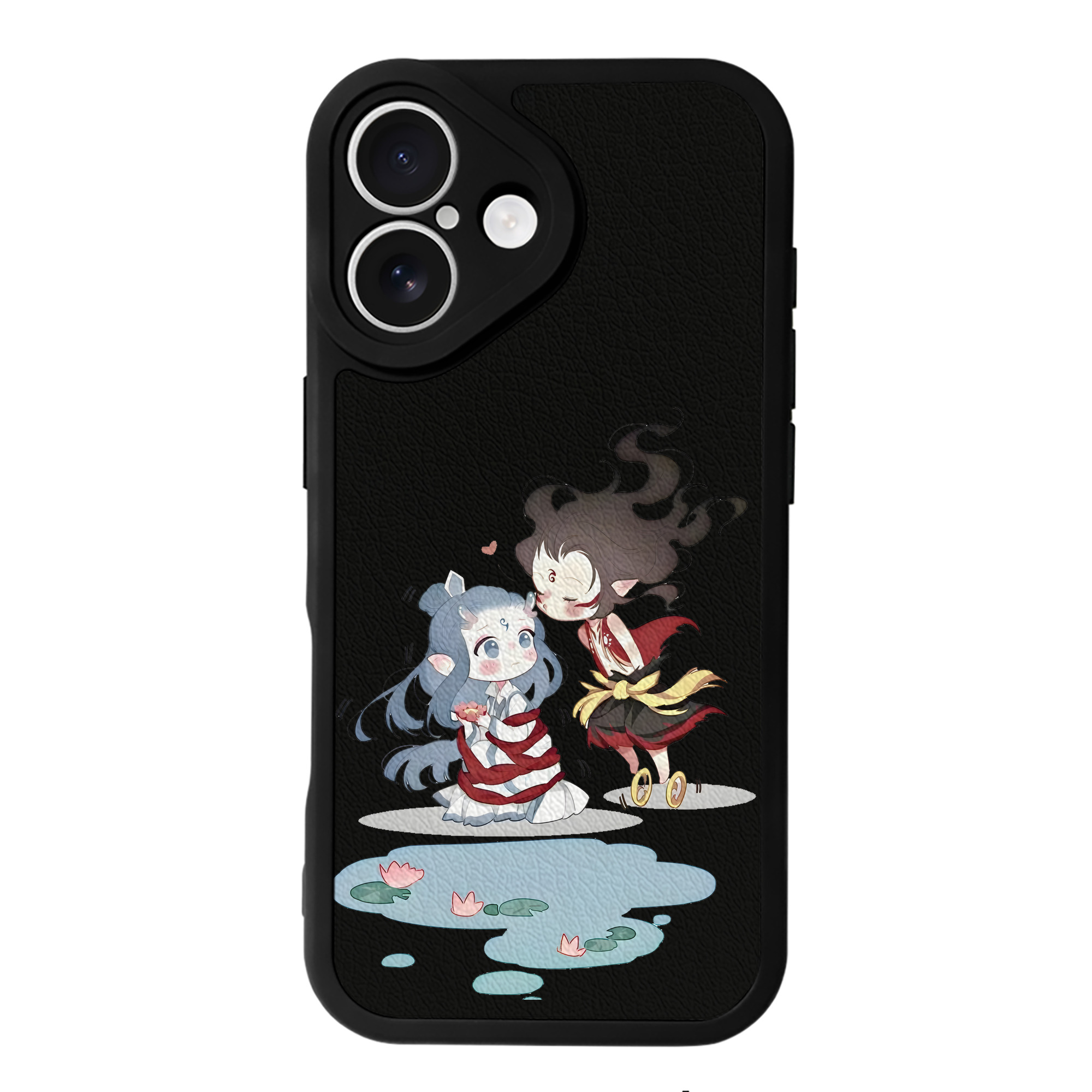 （画像用） Ne Zha 2 ナタ 魔童の大暴れ 【iPhone 16シリーズ対応】シリコンスマホケース（レザー調） 材質：シリコン
